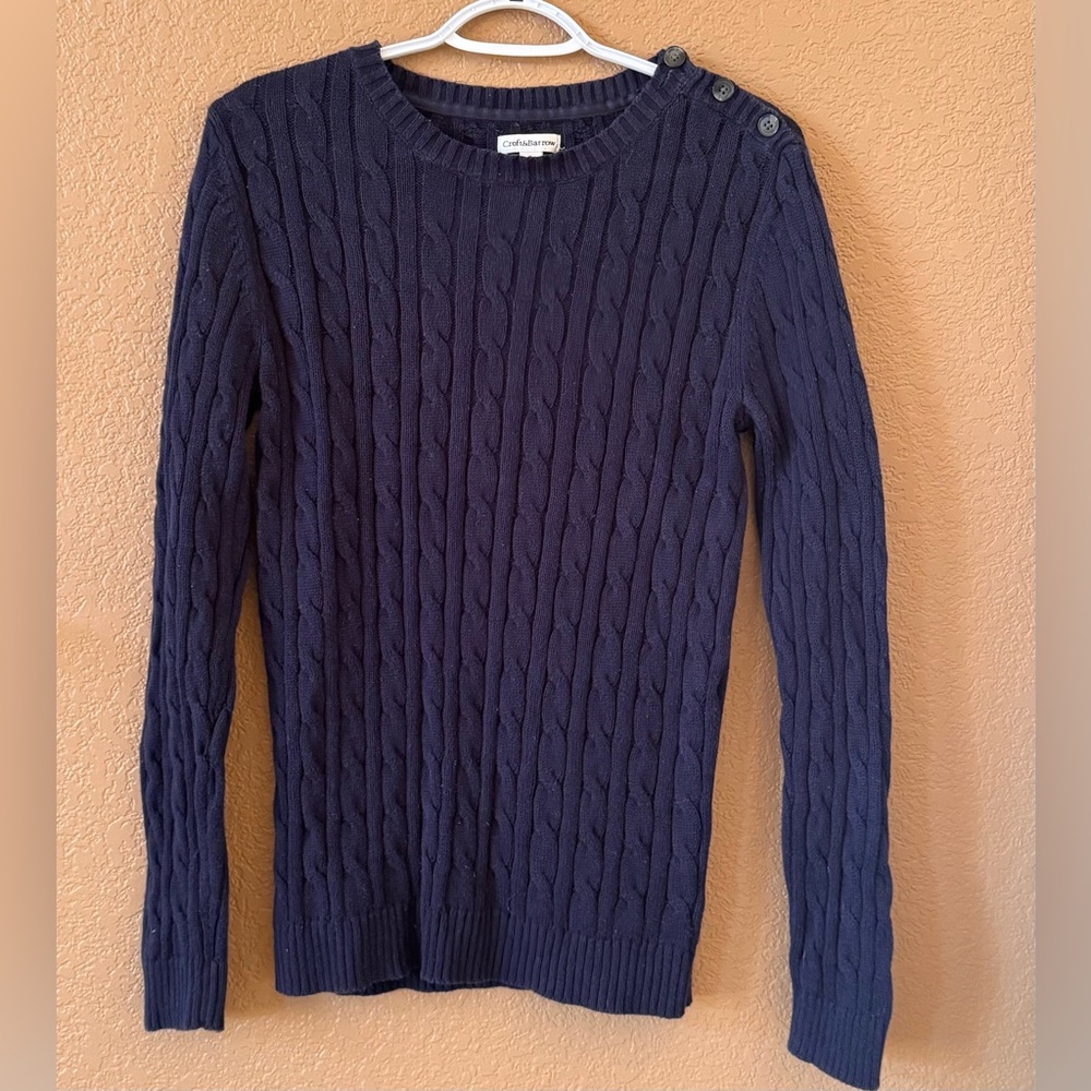 Croft & Barrow cable knit sweater | size S